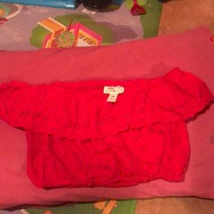 Red Crop Top